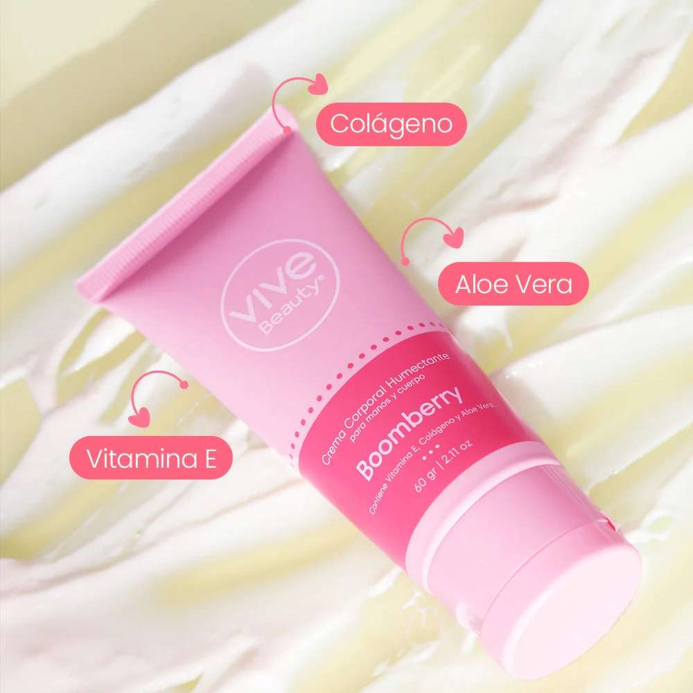 Mini Crema Corporal Vive Beauty - Imagen 3
