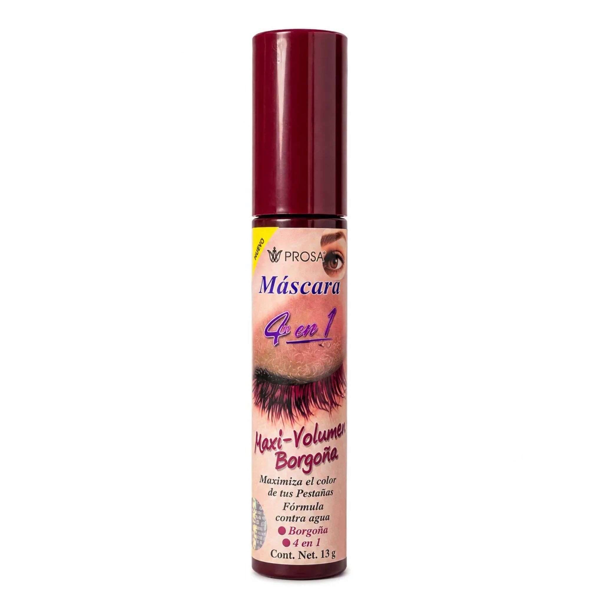 Pestañina Borgoña Maxi Volumen Prosa