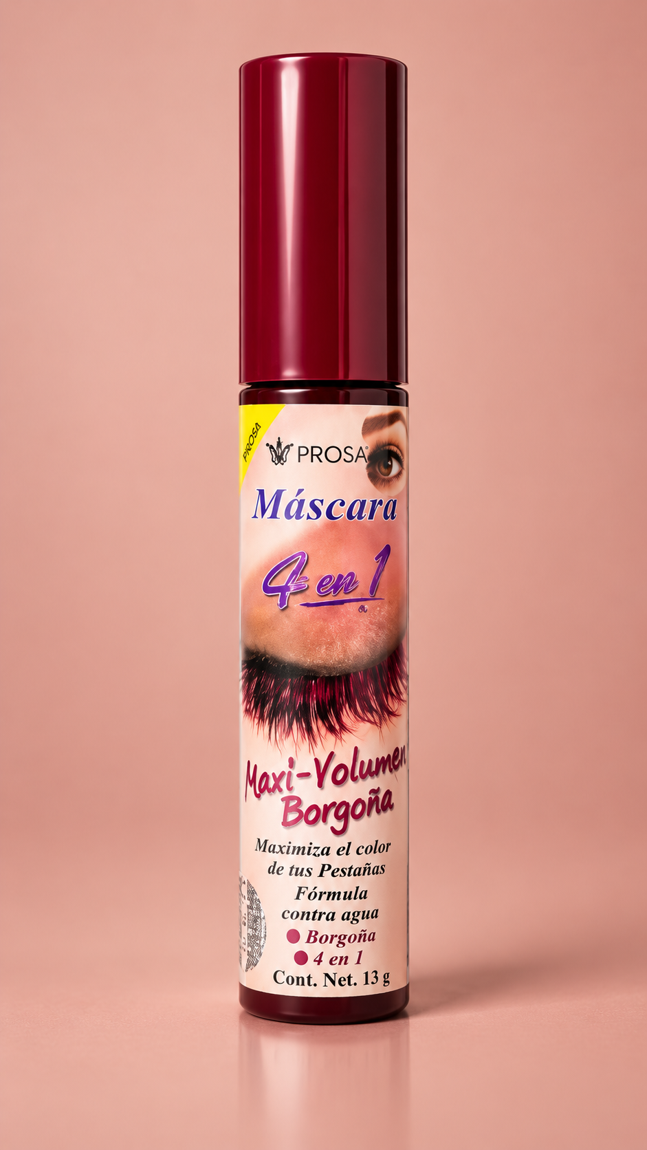 Pestañina Borgoña Maxi Volumen Prosa - Imagen 2