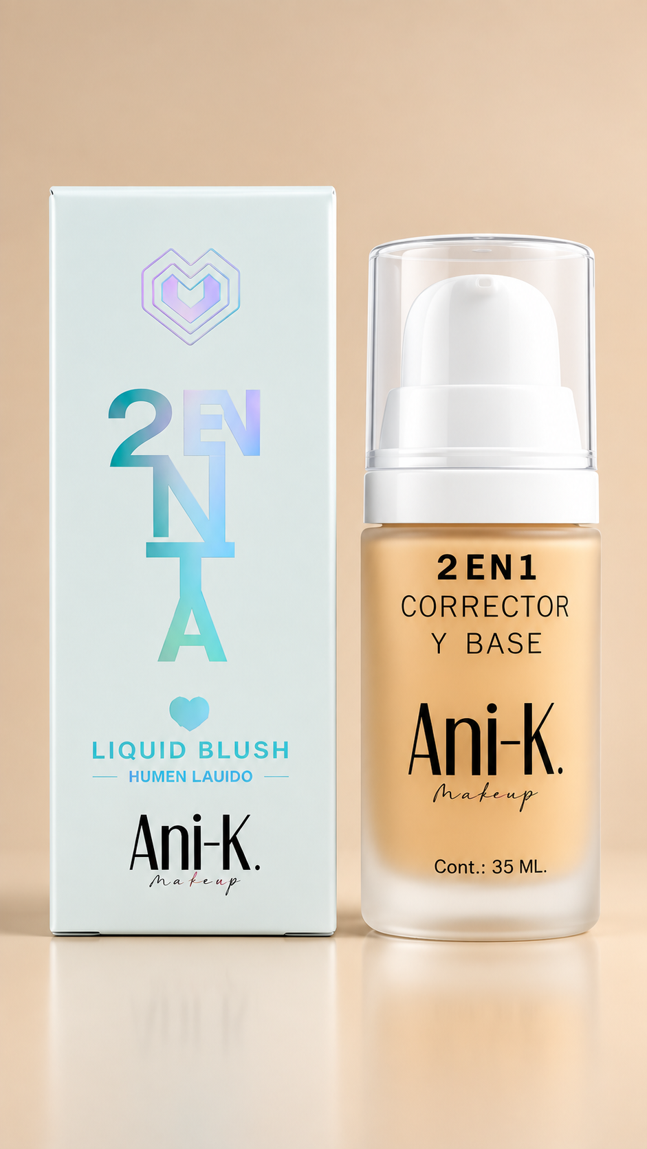 Base y Corrector Bonita 2 en 1 Anik - Imagen 6