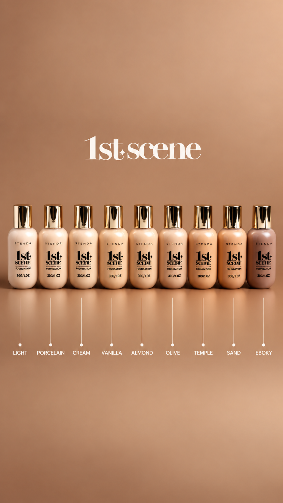 Base De Maquillaje 50ML Líquida 1st Scene Atenea - Imagen 6