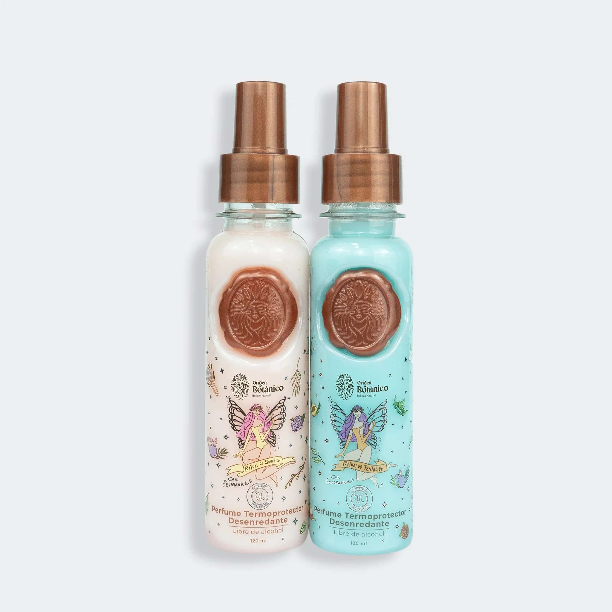 Dúo Mini Perfume 120ml Termoprotector Con Feromonas Ritual Botanico - Imagen 3